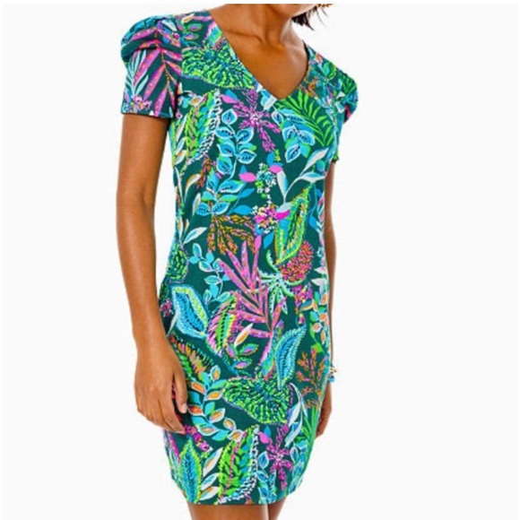 Vibrant Floral Dress - Picture 2 of 5